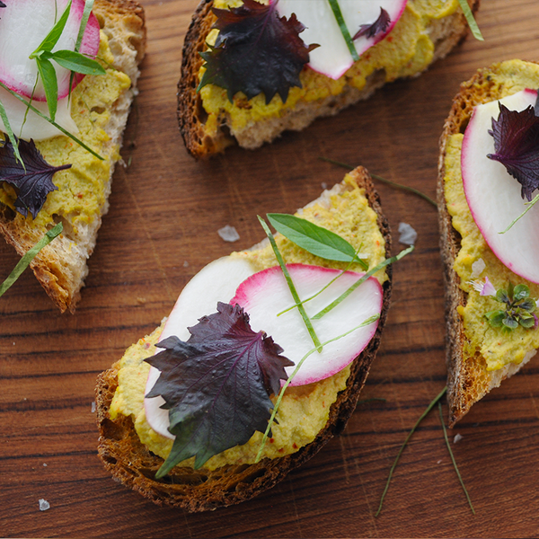 Edamame Toast - Local Roots NYC