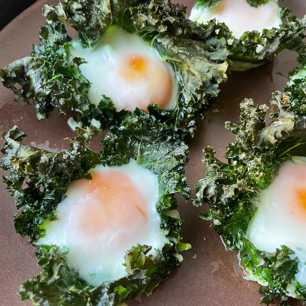 Crispy Kale Egg Cups - Local Roots NYC