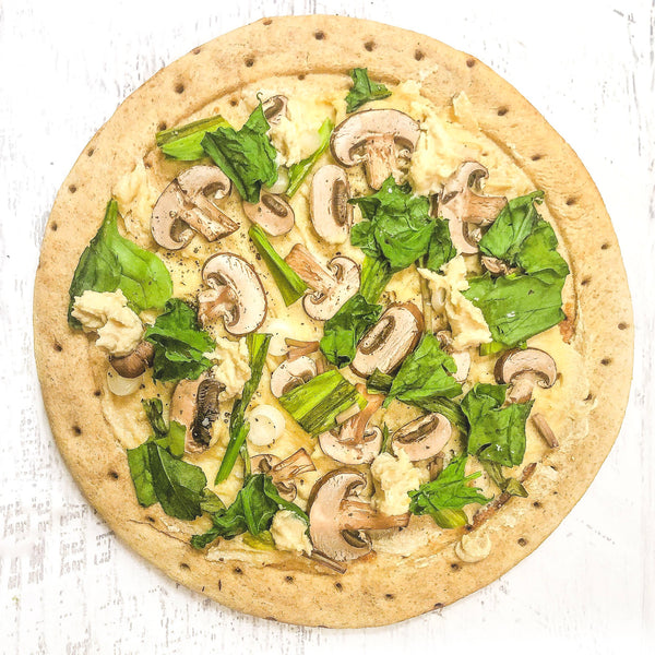 Veggie Filled Vegan White Cheese Pizza