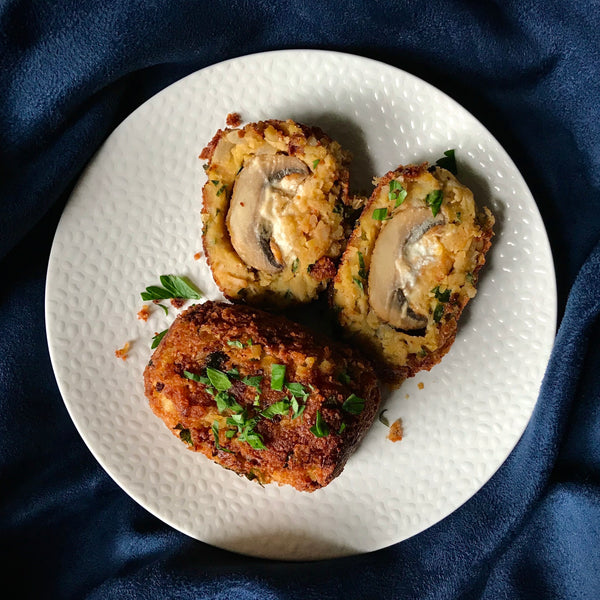 Mushroom Stuffed Falafel