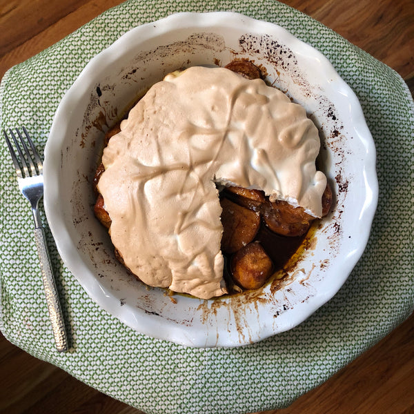 Candied Sweet Potatoes & Toasted Meringue
