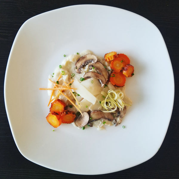Carrot and Pickled Radish Veggie "Pasta"