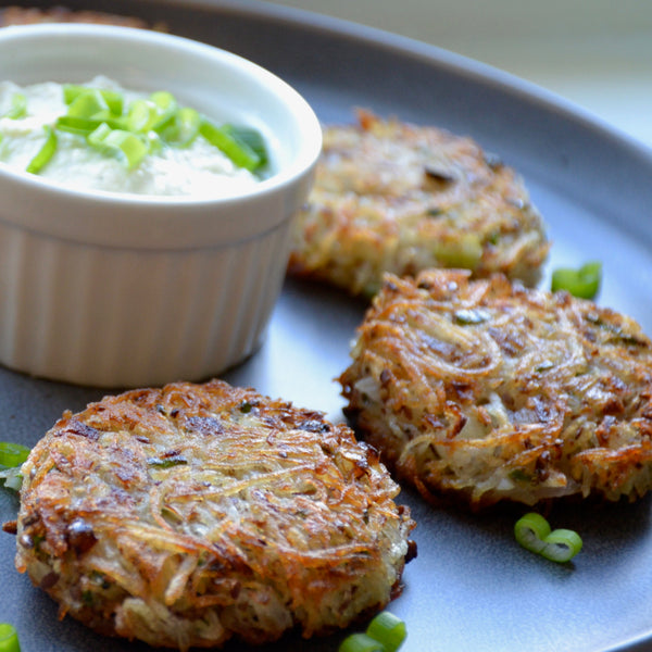 Potato Shishito Fritters