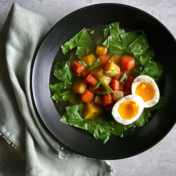 Whole 30 Ginger Broth Bowl