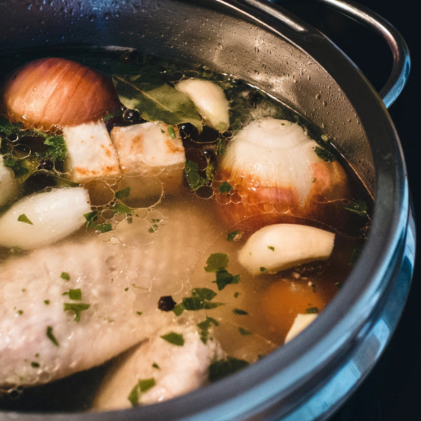 Leftover Thanksgiving Turkey Broth - Local Roots NYC