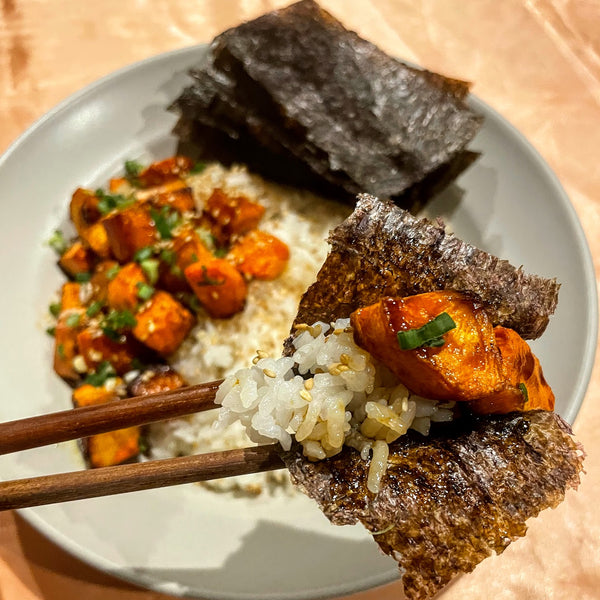 Vegan Tik Tok Carrot “Salmon” Bowl