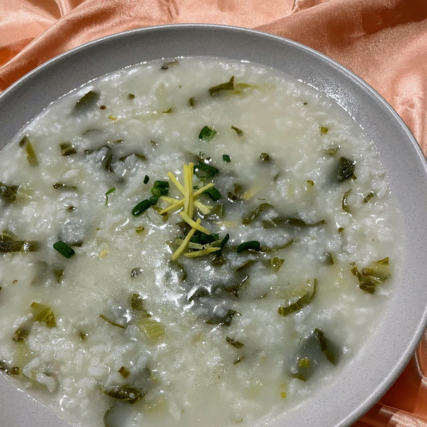 Bok Choy Congee