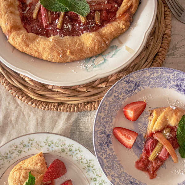 Strawberry Rhubarb Galette