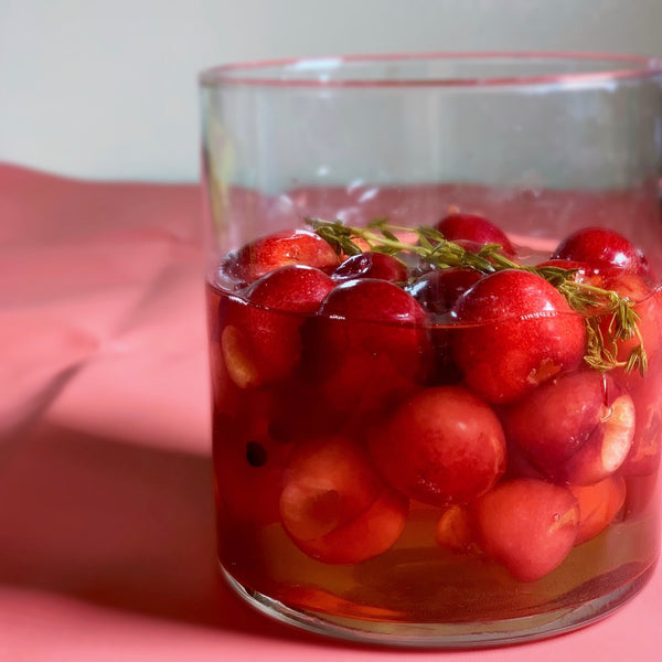 Leena's Pickled Cherries