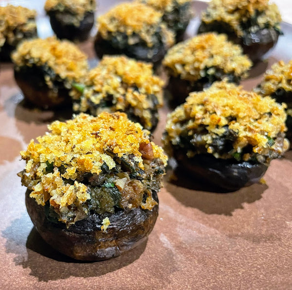 Vegan Stuffed Mushrooms