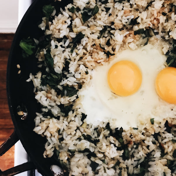 Spring Green Fried Rice - Local Roots NYC