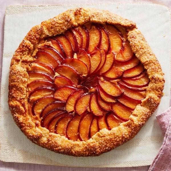 Plum Cheesecake Galette