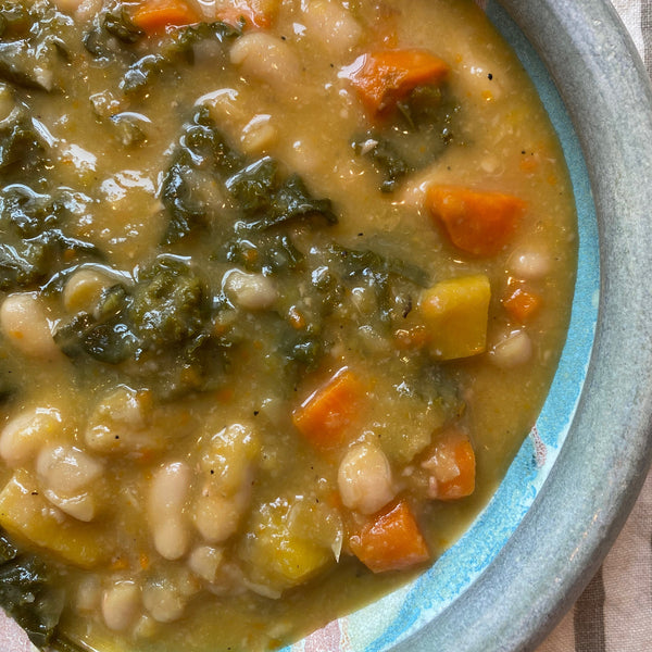 Autumn Vegetable and White Bean Soup