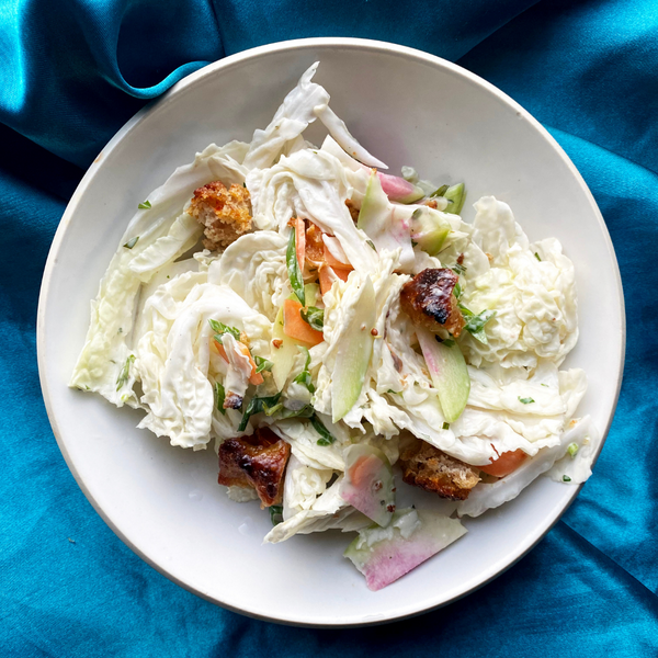 Napa Cabbage Caesar Salad