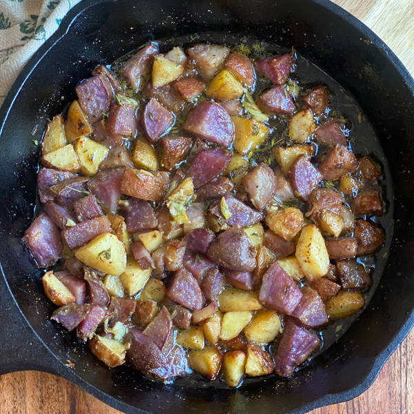 Lebanese Style Rainbow Potatoes