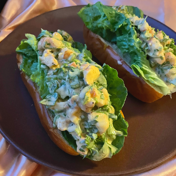 Lemony Shrimp & Celery Rolls