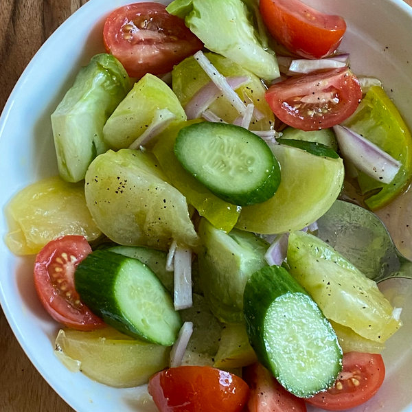 Cucumber and Tomato Salad