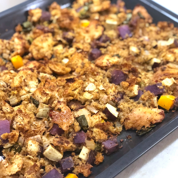 Zero Waste Thanksgiving Stuffing