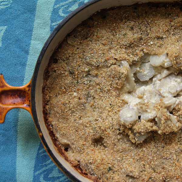 Burdock Root Gratin