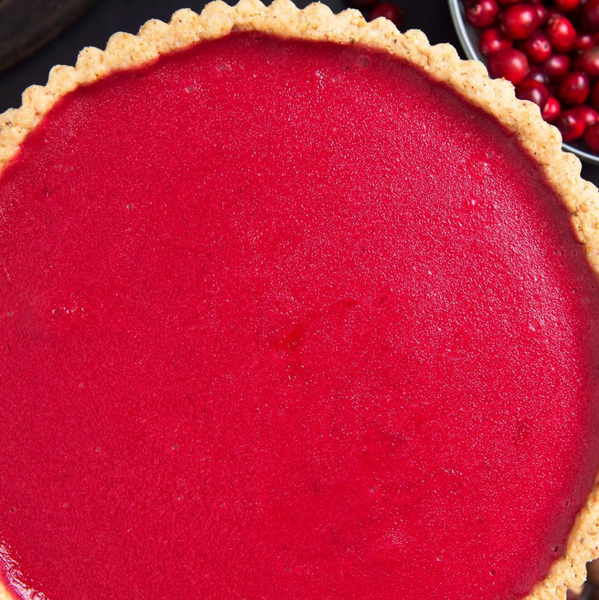 Cranberry Curd Tart