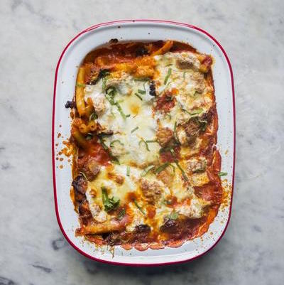 3 Cheese Eggplant Pasta