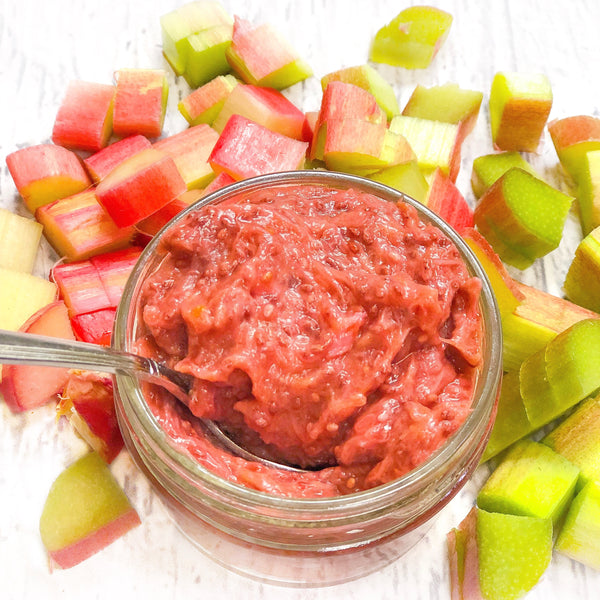 Tart Rhubarb Chia Jam