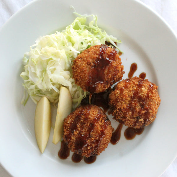 Mini Potato Croquettes with Caramelized Apples
