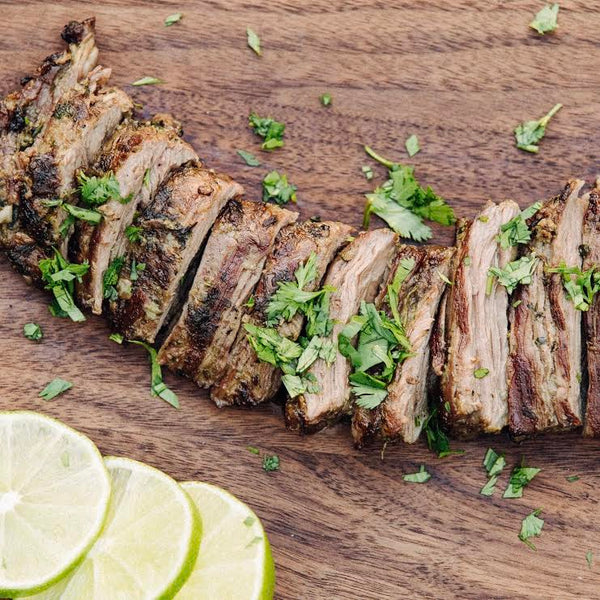 Grilled Simple Chimichurri Marinated Skirt Steak